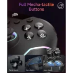 EasySMX X20 Multiplatform Gaming Controller with Trigger Lock And Hall Effect Sensors - Black - Image 6
