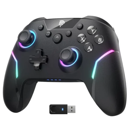 EasySMX X20 Multiplatform Gaming Controller with Trigger Lock And Hall Effect Sensors - Black